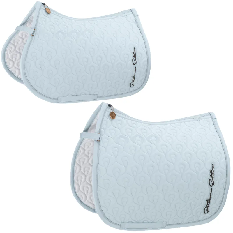 Eskadron Highgloss Peacock Saddlecloth Platinum SS23 - Powder Blue